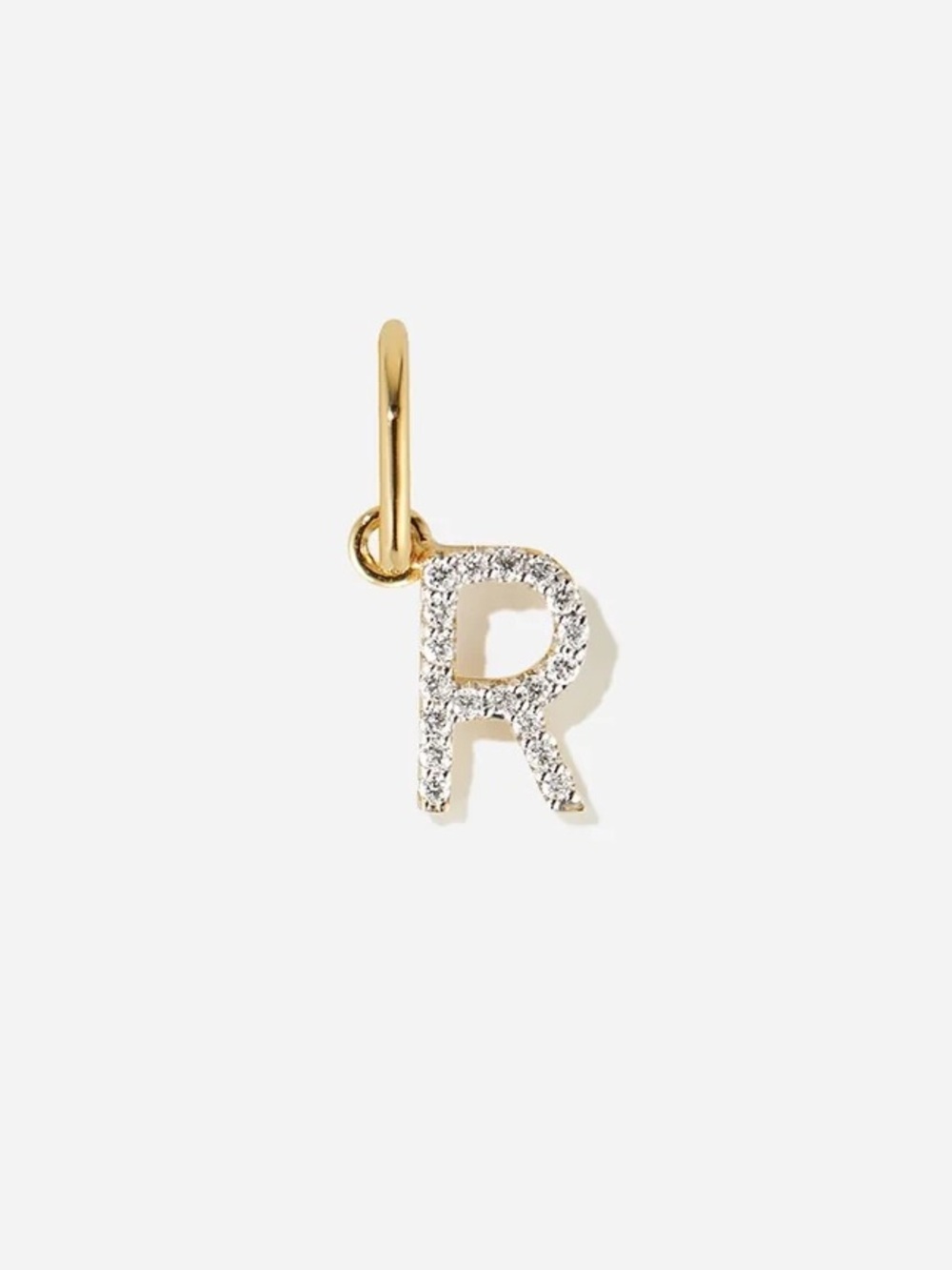 BRUNA THE LABEL LAB-GROWN DIAMOND LETTER CHARM